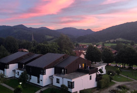 Sonnenuntergang am Schliersee